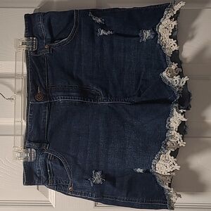 Maurices jean shorts, size 14